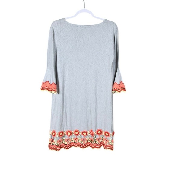 Bohemian Crochet Dress Size Large Festival Beachy Coastal Gypsy Coastal Bohemian - Picture 5 of 8